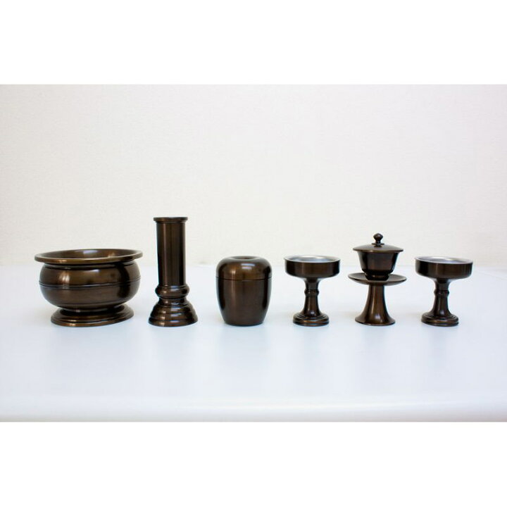楽天市場】仏具 セット 【十一具足】 天祥型 鍋長色 3.5寸/仏具 高級 