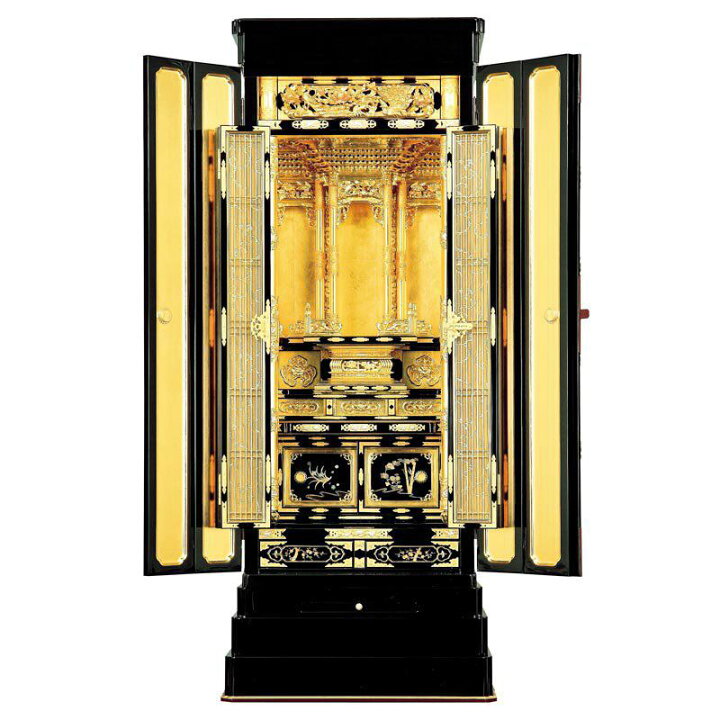 楽天市場】浄土真宗本願寺派用金仏壇 「神楽・西」22号 （317-4） 幅 