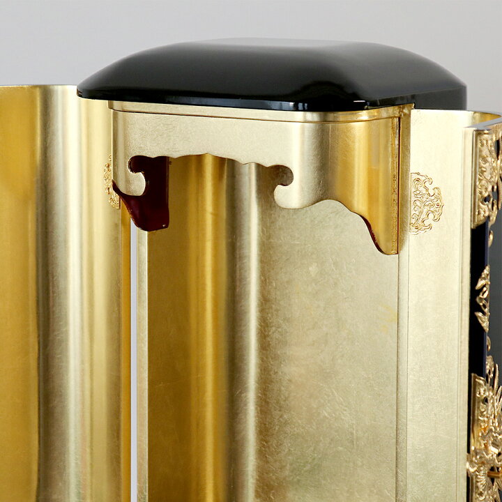 楽天市場】丸厨子 手作り高級厨子「中幅」10号 黒塗り 朱塗り 純木製  