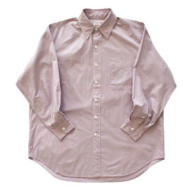 SOWBOW ソウボウ 蒼氓シャツ G メンズ・レディース 春夏秋冬 Cotton Silk Typewriter Cloth PURPLE 1size トップス