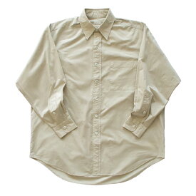 SOWBOW ソウボウ 蒼氓シャツ G メンズ・レディース 春夏秋冬 Cotton Silk Typewriter Cloth NATURAL 1size トップス