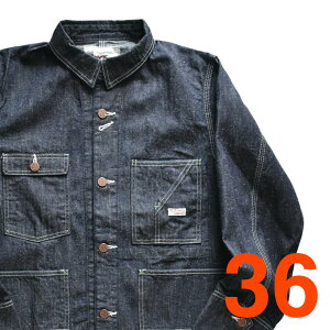 TCB jeans TCB�W�[���Y Tabby's Jacket Indigo Denim �����Y �t�H�~ INDIGO 36-38size �A�E�^�[