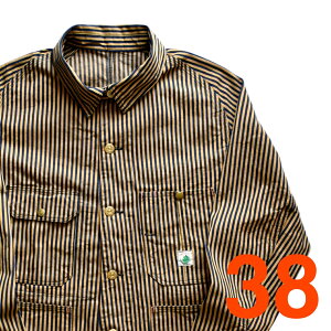 TCB jeans TCB�W�[���Y Cat Head Jacket �����Y �t�H�~ Brown Hickory Stripe BROWN 36-40size �A�E�^�[