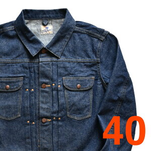 TCB jeans TCB�W�[���Y Working Cat Hero Jacket �����Y �t�H�~ INDIGO 38-40size �A�E�^�[