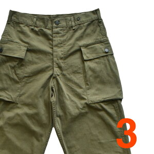 orSlow �I�A�X���E US ARMY 2 POCKET CARGO PANTS �����Y �t�ďH�~ HBT Fabric ARMY GREEN M-Lsize �{�g���X