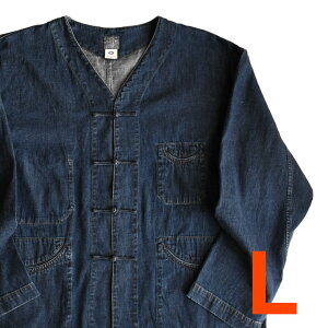 POST O'ALLS �|�X�g�I�[�o�[�I�[���Y POST CHINOIS 2 DV �����Y �t�ďH�~ 8oz. Denim Indigo deep wash INDIGO M-Lsize �A�E�^�[
