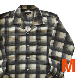 MOJITO ABSHINTHSHIRT Bar.2.0 メンズ 春秋冬 cotton flannel plaid GRAY M-Lsize