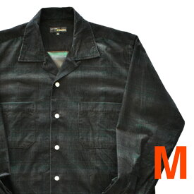 MOJITO ABSHINTHSHIRT Bar.2.0 メンズ 春秋冬 corduroy plaid GREEN M-Lsize