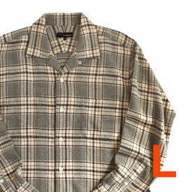 MOJITO ABSHINTHSHIRT Bar.2.0 メンズ 春秋冬 jazz nep check GRAY S-Lsize