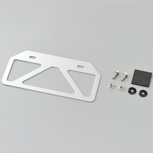 ☆ 99659 デイトナ 原付用山型 軽量ナンバープレートスタビライザー Mサイズ クリアー リフレクター無し