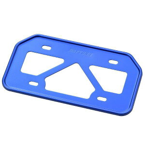 ☆ 17658 デイトナ ナンバープレートホルダー 125cc以下(山型) 原付用 軽量型 ブルー