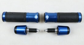 DIMOTIV di-gp08-120-hcs-eu-b CNC加工ハンドルグリップ+バーエンドSMALLサイズ ブルー色