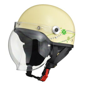 LEAD リード工業 CROSS クロス CR-760 ハーフヘルメット SG・PSC（125cc以下用）フリーサイズ クラブアイボリー