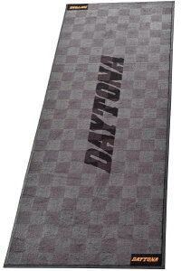 ☆41572 デイトナ Daytona メンテナンスガレージマット フロアマット ゴム素材&ナイロン起毛 オイル染み込み防止 水洗いOK 1020×2600mm チェック