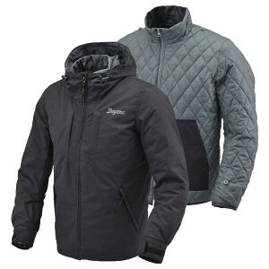 ☆ 42703 デイトナ Daytona DJ-004R アーバン3WAYパーカー ジャケット 春秋冬 CE規格 薄型プロテクター付属 防風 ブラック Sサイズ