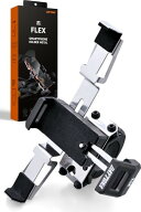 49567 デイトナ Daytona FLEX FSH-4 スマートフォンホルダー メタル 振動吸収 アルミ＋ステンレス製 高さ…
