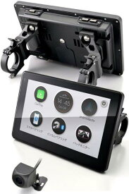 23333 デイトナ バイク用 モトスマートモニター ディスプレイ 7インチ CarPlay Android Auto対応 防水防塵 バックカメラ付属