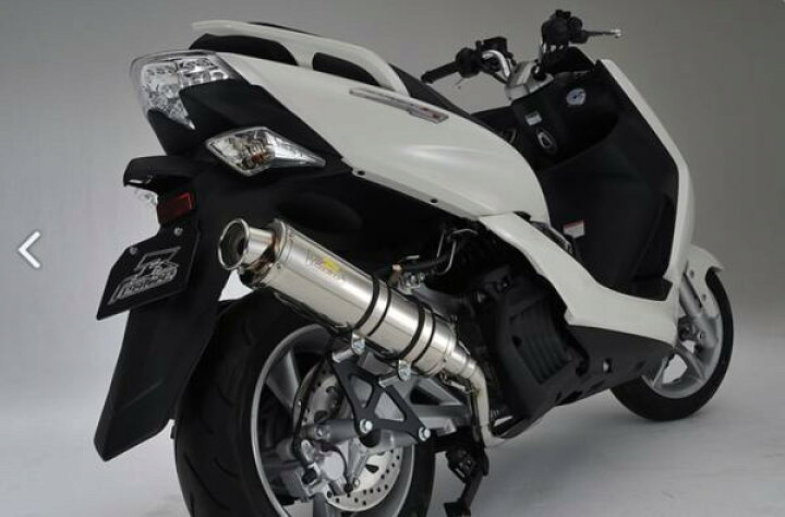楽天市場】☆リアライズマフラー 22 Racing SUS MAJESTY S (JBK-SG28J 
