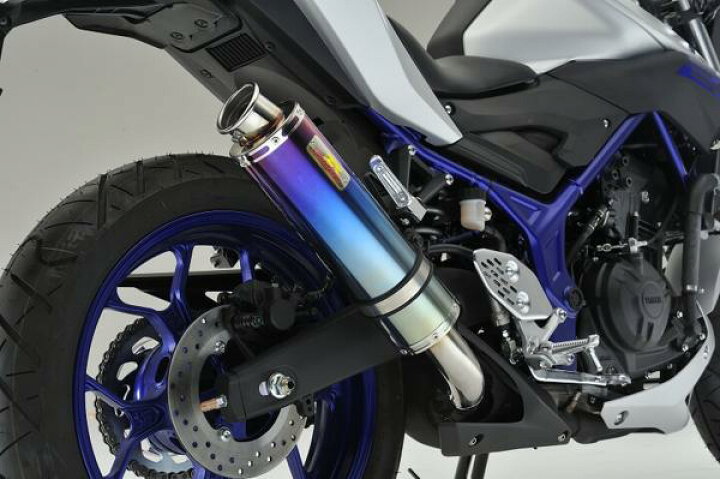 リアライズ YZF-R25/YZF-R3 チタン カール マフラー（【YZF-R25 
