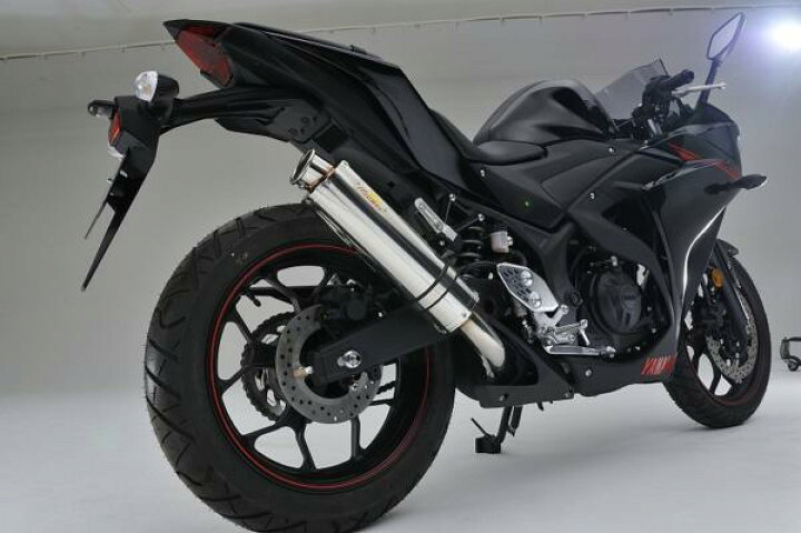 楽天市場】☆リアライズマフラーYZF-R25/YZF-R3 ステンレス カール 