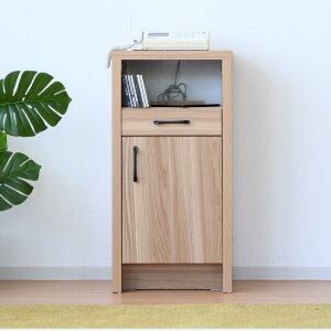 電話台 FAX台 45幅 スリム おしゃれ 北欧 木製 木目 シンプル チェスト サイドボード 収納棚 ルーター収納 収納棚 リイドボード リビング収納 ファックス台 幅45 奥行40 高さ90 キャビネット コ