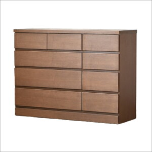 チェスト 幅120 完成品 大容量 収納 棚 リビング ローチェスト 木製 引き出し 4段 9杯 タンス 箪笥 木目 ローチェスト ロータイプ ブラウン ナチュラル ホワイト シンプル 衣類収納 クローゼッ