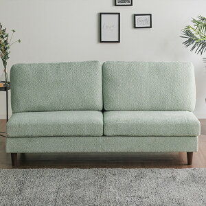 ソファ 3人掛け かわいい おしゃれ ブークレ タオル生地 もこもこ ふわふわ 可愛い 幅170 3P 3人用 脚付き ブルー グリーン リビングソファー ニュアンスカラー くすみカラー ソファー