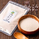 【送料無料】 国産 れんこんパウダー 100g 健康 食品 食物繊維 豊富 蓮根粉 蓮根粉末 料理やドリンクに◎ 《7-14営業日以内に出荷予定(土日祝日除く)》