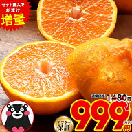【終了間近★1,480円→999円】訳あり デコみかん 1. 5kg 送料無料 2セット以上購入でおまけ増量★デコポ…
