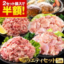 【2セットで半額クーポン】総重量1,520g 九州産 肉 5種 バラエティ セット 豚肉 鶏肉 ハンバーグ 大容量 お肉 セット …