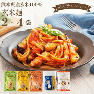 玄氣堂 グルテンフリー 玄米麺 2～4袋セット（パスタ / うどん / ラーメン） アレルゲン28品目フリー 国…