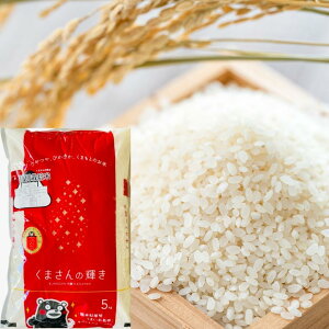 精米 熊本県産 くまさんの輝き 5キロ くまもとの米 新年度産米 白米 単一 原料 パッケージ変更あり おこめ