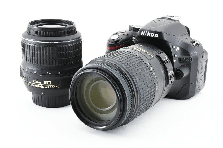 楽天市場】【中古】Nikon ニコン D5200 ダブルズームキット ブラック 