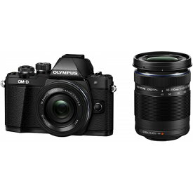 【中古】OLYMPUS オリンパス OM-D E-M10 MarkII EZ ダブルズームキット ブラック