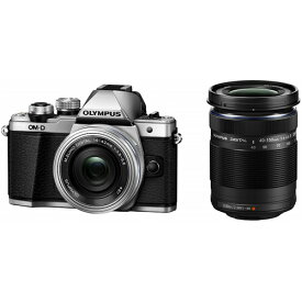 【中古】OLYMPUS オリンパス OM-D E-M10 MarkII EZ ダブルズームキット シルバー