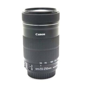 【中古】Canon キヤノン EF-S 55-250mm IS STM 望遠レンズ