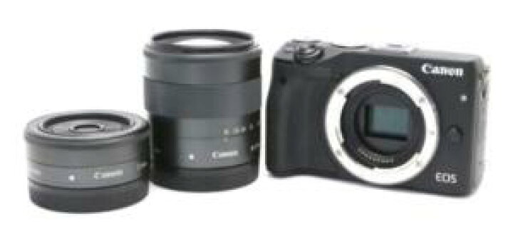 楽天市場】【中古】Canon キヤノン EOS M3 ダブルズームキット 