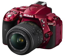 楽天市場】nikon d5300 18−55 vr ii レンズキット レッドの通販 