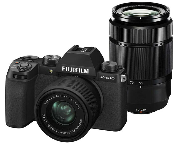 楽天市場】【中古】FUJIFILM フジフイルム X-S10 ダブルズームレンズ 