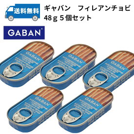 GABAN　フィレアンチョビ48g5個セット　ギャバン　調味料　スパイス　業務用　アンチョビ　缶詰　メール便送料無料