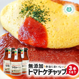 【300g3本セット】九州熊本の逸品　工房 阿蘇ものがたり　安心の無添加とまとケチャップ300g3本セット　阿蘇ものがたりトマトケチャップ　メディアにも多数掲載・熊本お土産トマトケチャップ　※こちらの商品は北海道への発送は致しておりません。