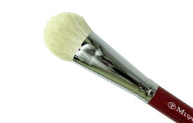 楽天スーパーSALE 熊野筆 名入れ 送料込 メール便 リキッド ファンデーション ブラシ 高級山羊毛 熊野化粧筆 名入れ 可 ショートタイプ 赤 軸レッドパール 熊野筆 化粧筆 メイクブラシ 携帯用 BBクリーム対応 天然毛 bb対応