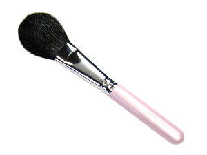 熊野筆 名入れ おぐねぇー推奨 小椋ケンイチ メール便 対応 チークブラシ 高級山羊毛(白黄尖染) 熊野化粧筆 ピンクパール軸 PN-9 熊野筆 メイクブラシ 包装 可・ 名入れ 可 熊野筆 化粧筆