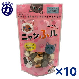 【常陸屋本舗】にゃんフる 15g×10個保育園・保育所・幼稚園・小学校の給食などでいかがでしょう？