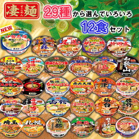 【選べるセット】【ヤマダイ】凄麺＼29種類から選べる12個セット／札幌/函館/青森/仙台/山形/喜多方/佐野/新潟/長岡/信州/茨城/千葉/埼玉/横浜サンマー/横浜豚骨/富山/飛騨高山/焼津/名古屋/京都背脂/奈良天理/和歌山/尾道/岡山/徳島/八幡浜/博多/長崎/伊勢志摩