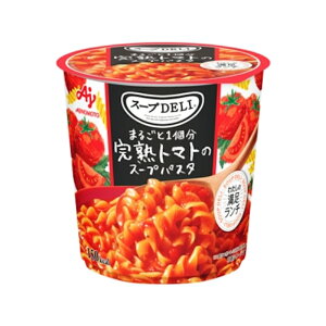 【味の素】Knorrクノール <スープDELI>\まるごと1個分/完熟トマトのスープパスタ 容器入り 40.6g×6個×8箱(48個)ランチ お夜食 もう一品に 小腹がすいた時にも
