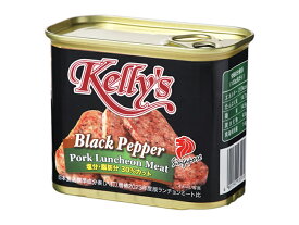 K&K Kelly's ランチョンミート ブラックペッパー 340g