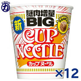 【日清食品】CUP NOODLE BIG カップヌードル ビッグ 103g×12個【送料無料】＜リニューアル＞