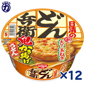 【日清食品】日清のどん兵衛 鬼かき揚げうどん 96g×12個【送料無料】