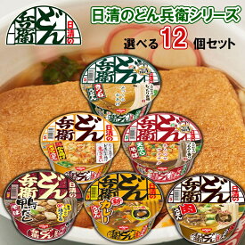 【選べるセット】【日清食品】どん兵衛シリーズ ＼＼6種類から選べる12個セット(1個単位選択)／／(きつねうどん/鬼かき揚げうどん/天ぷらそば/鴨だしそば/カレーうどん/肉うどん)